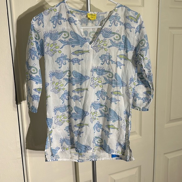 Roberta Roller Rabbit | Shirts & Tops | Roberta Roller Rabbit Tunic Top ...